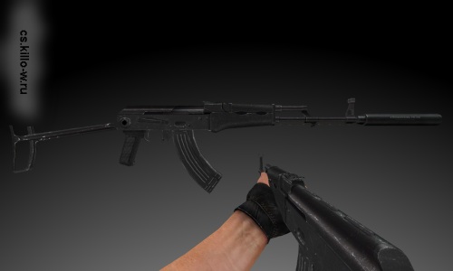 AK-47 место M4A1