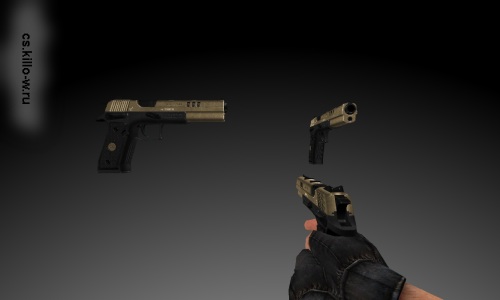 Desert Eagle  SNS .50 Black And Gold