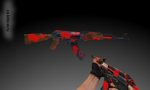 AK-47 Bloody AK Retexture