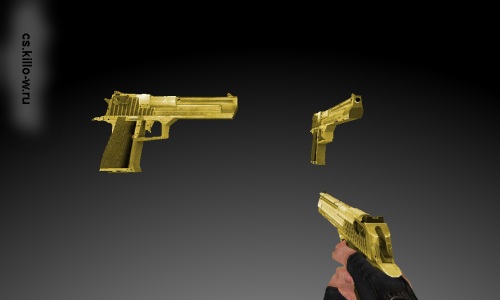 Desert Eagle золотой-golden